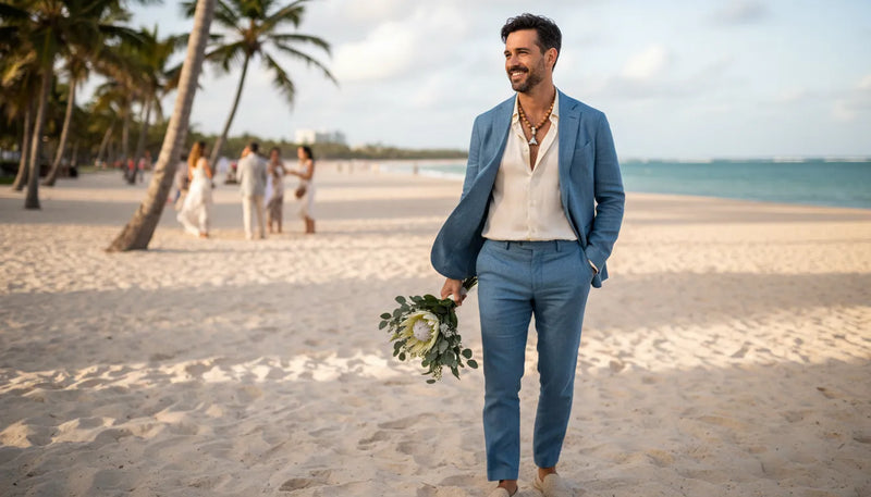 Mariage à la plage : quelle tenue pour homme choisir ?