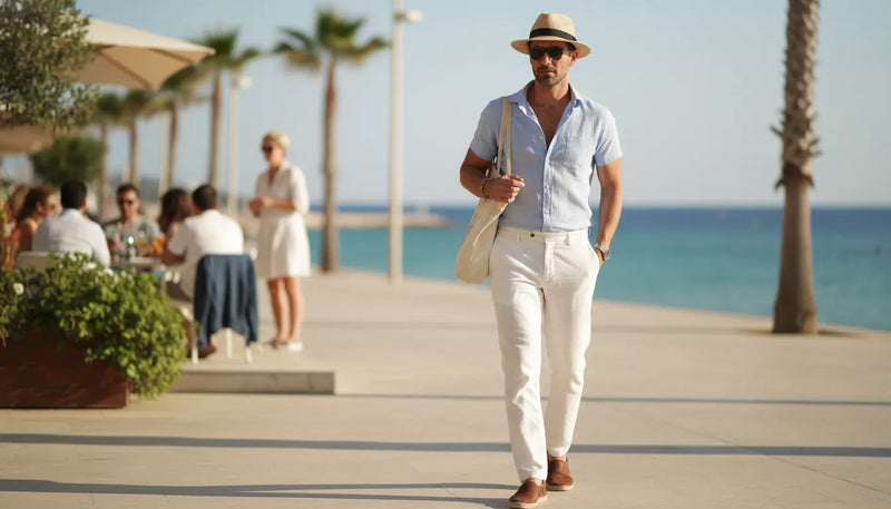 Pantalon blanc homme : comment le porter cet été