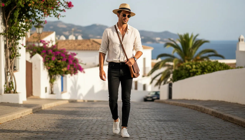 Porter le jean noir homme en été : conseils et looks