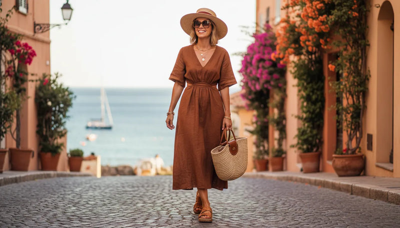 Porter le marron en été : nos idées de tenues pour femme
