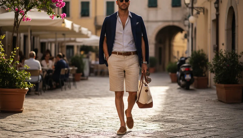 Porter le short avec élégance : la tenue d'été homme idéale