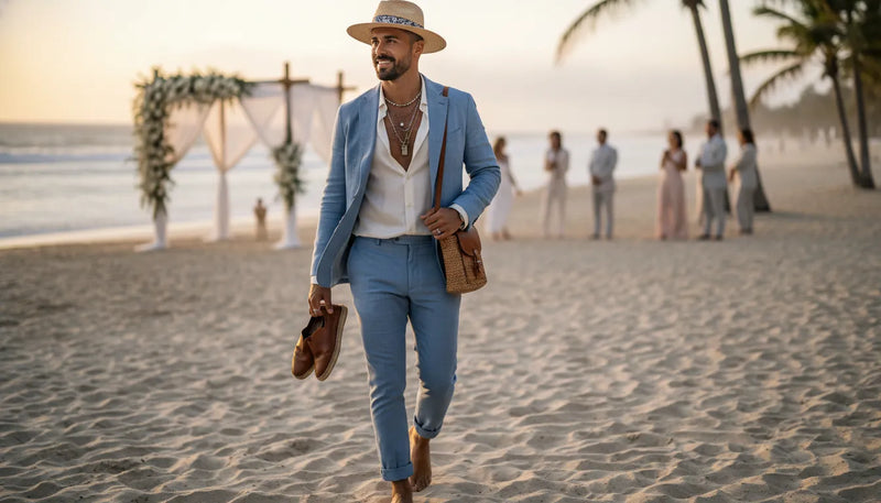 Quel look pour un mariage à la plage homme ?