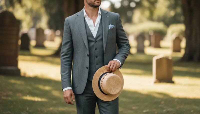 Quelle tenue d'enterrement pour homme choisir en été ?