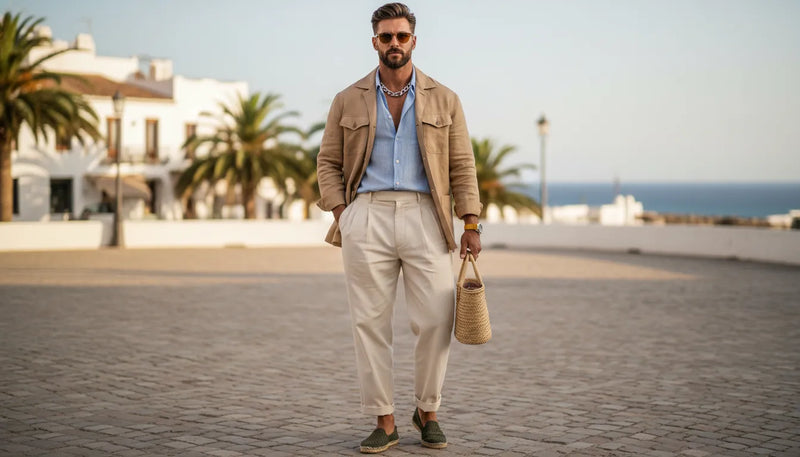 Quelle tenue d'été pour un homme fort privilégier en 2026