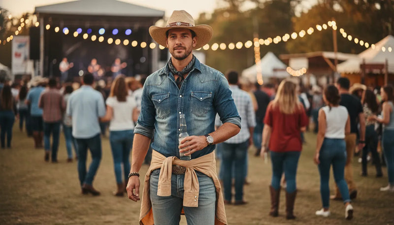Quelle tenue porter pour un concert country homme en été ?