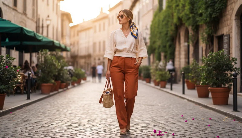 Quelles tenues d'été avec un pantalon porter cette saison ?