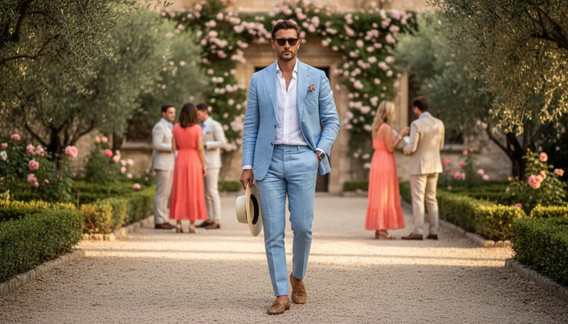 Réussir sa tenue d'invité de mariage pour homme cet été