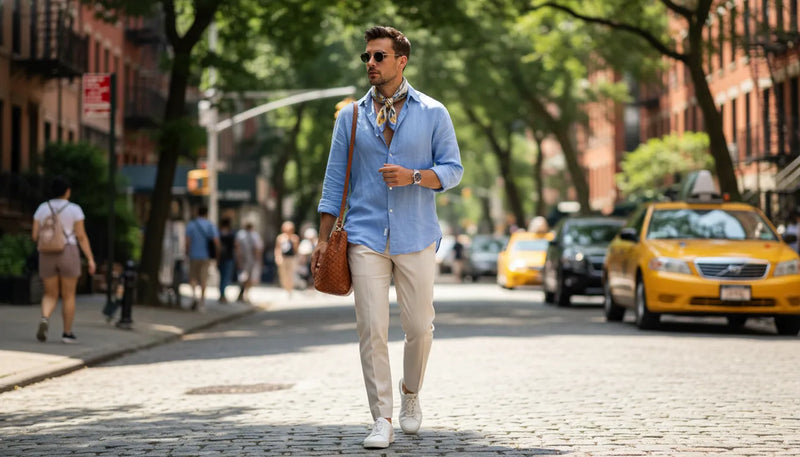 Réussir sa tenue d'été pour homme à New York en 2026