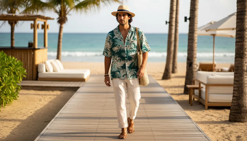 Réussir sa tenue d'été tropicale homme avec style et légèreté