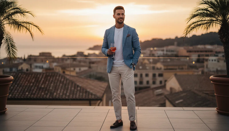 Réussir sa tenue de soirée d'été pour homme avec style