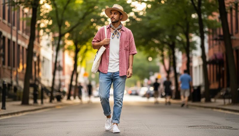 Street summer outfits men : maîtriser le look urbain en été