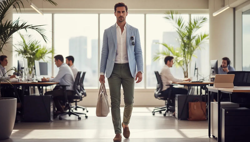 Style et fraîcheur : bien choisir ses tenues de bureau d'été pour homme