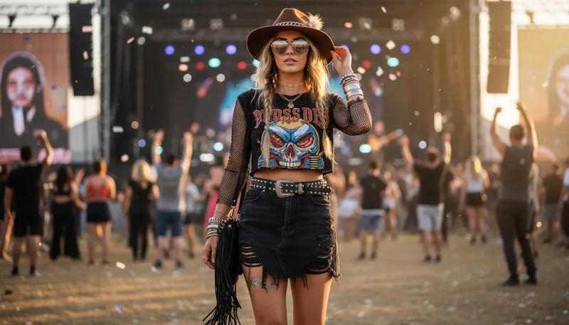 Summer rock concert outfit : comment composer le look idéal cet été