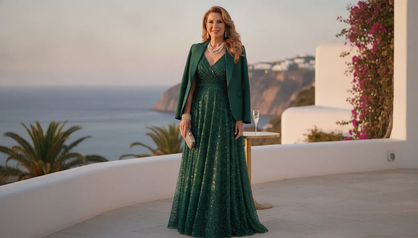Tenue anniversaire 50 ans femme : entre éclat et élégance