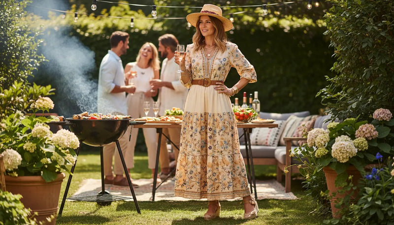 Tenue barbecue femme : comment rester chic au jardin
