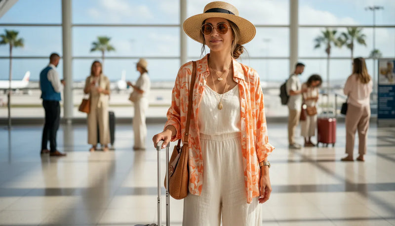 Tenue d'aéroport pour femme : le guide du style cet été