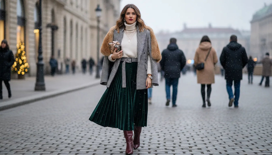 Tenue d'anniversaire pour femme en hiver : le look idéal
