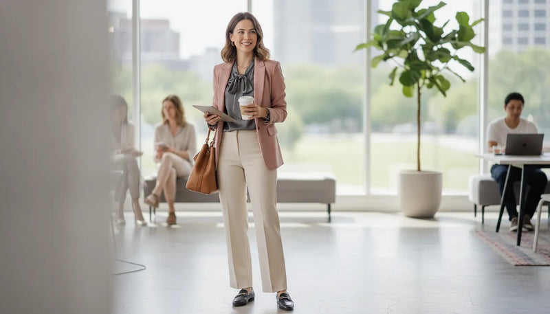 Tenue d'entretien business casual pour femme : l'art du juste milieu