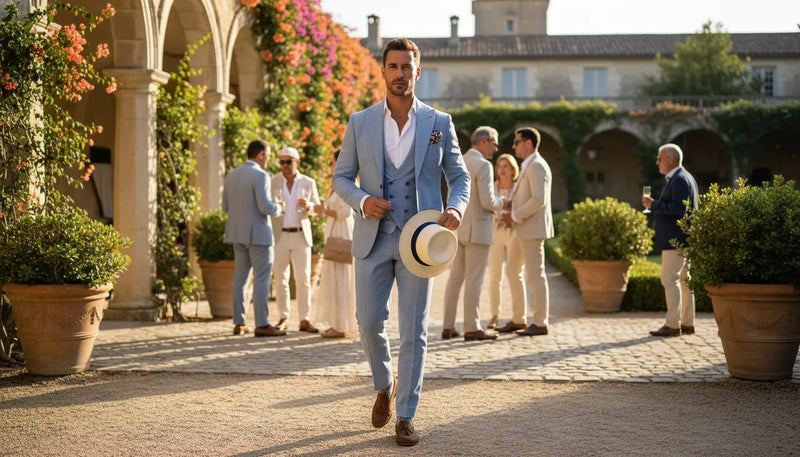 Tenue d'invité de mariage pour homme en été : le guide du style