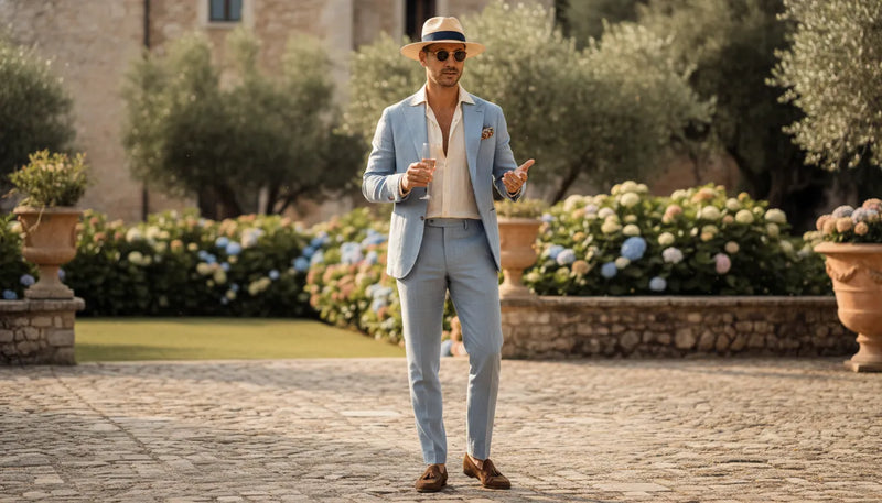 Tenue d'invité de mariage pour homme : l'art du style en été