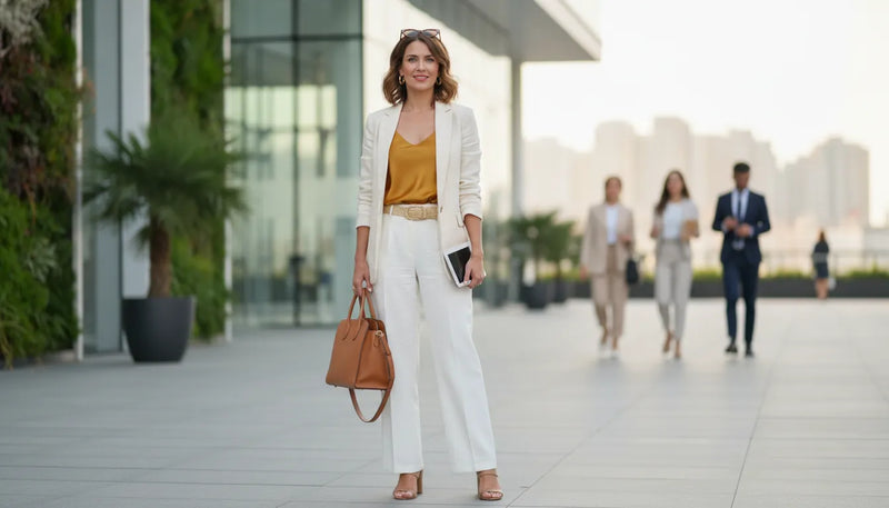 Tenue d'été business pour femme : l'art du chic au bureau