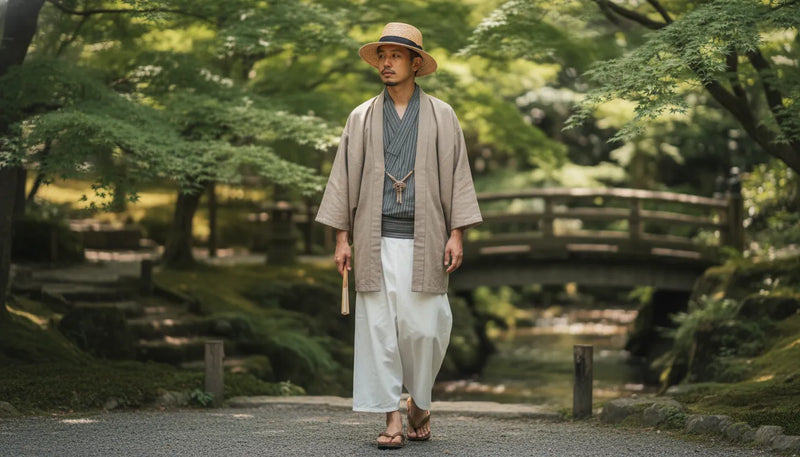 Tenue d'été japonaise pour homme : l'élégance du minimalisme