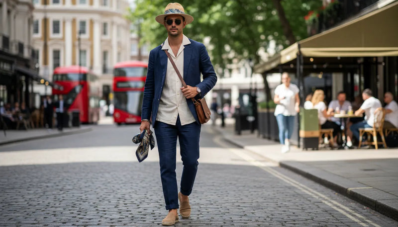 Tenue d'été pour homme à Londres : le guide du style anglais