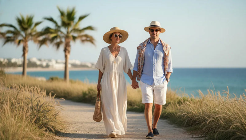 Tenue d'été pour hommes et femmes : l'art du style solaire