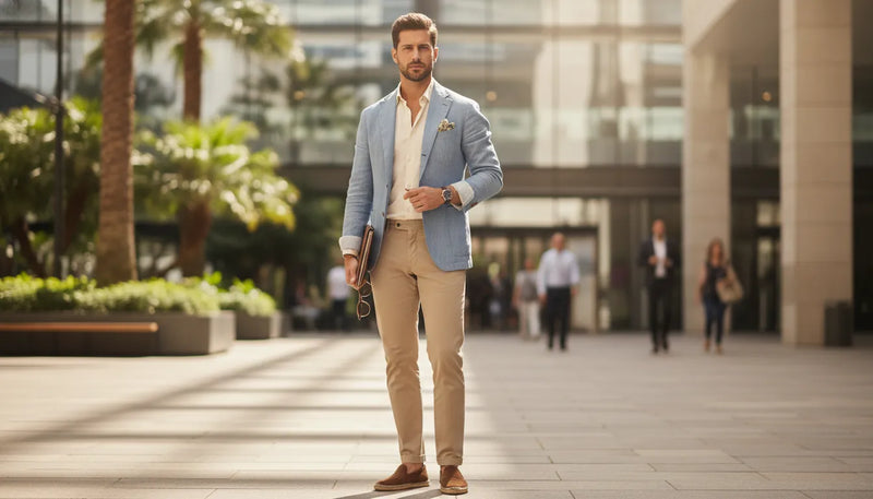 Tenue de bureau homme été : l'art de l'élégance sous le soleil