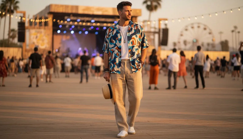 Tenue de concert homme été : les looks pour chaque scène