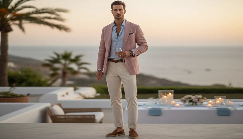 Tenue de dîner de répétition en été pour homme : l'art de l'élégance décontractée