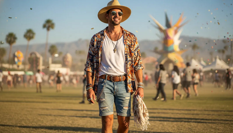 Tenue de festival homme : le guide pour un été stylé