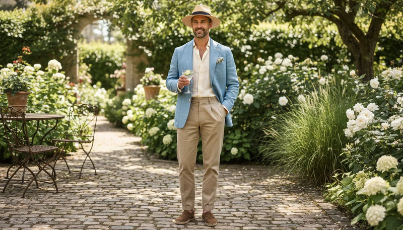 Tenue de garden party homme : élégance et légèreté