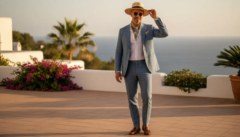 Tenue de mariage homme : élégance et confort sous le soleil