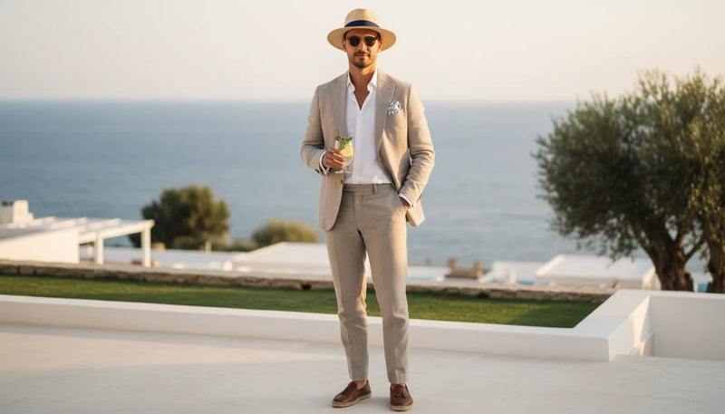 Tenue de mariage homme pour l'été : l'art de l'élégance solaire