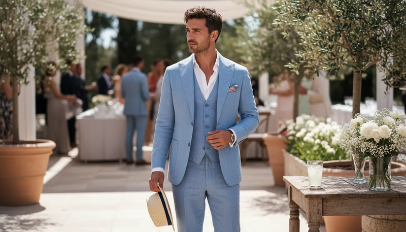 Tenue de mariage pour homme en été : allier élégance et fraîcheur