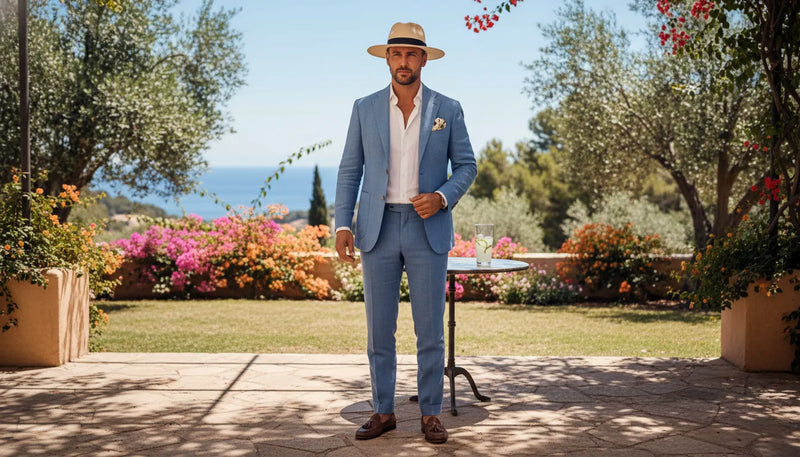 Tenue de mariage pour homme en été : l'art de l'élégance solaire
