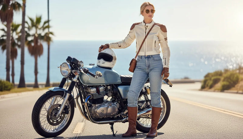 Tenue de moto été femme : allier style et sécurité sous le soleil