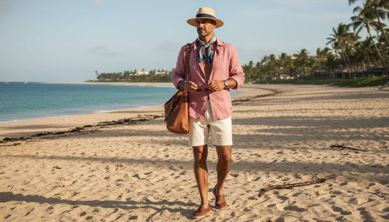 Tenue de plage homme : l'art de l'élégance décontractée