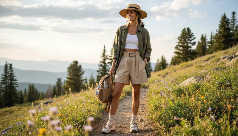 Tenue de randonnée d'été pour femme : l'art du style en plein air
