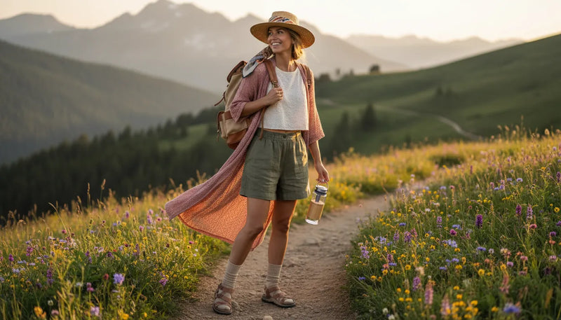 Tenue de randonnée femme été : allier style et confort