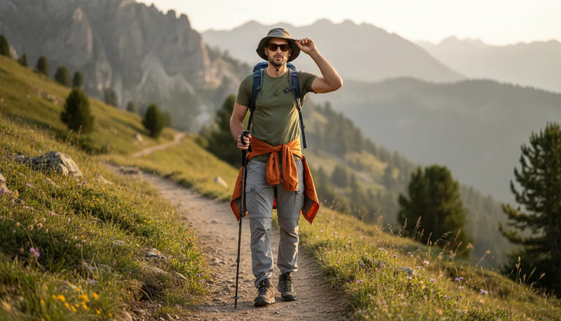 Tenue de randonnée homme pour l'été : style et performance