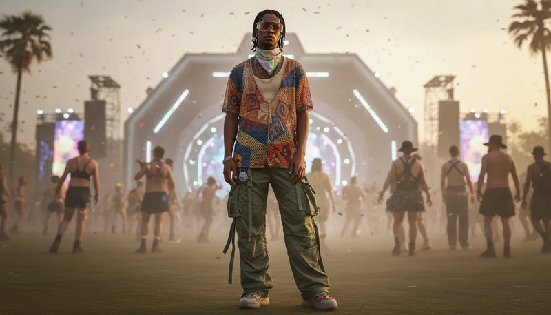 Tenue de rave d'été pour homme : l'art du style en festival