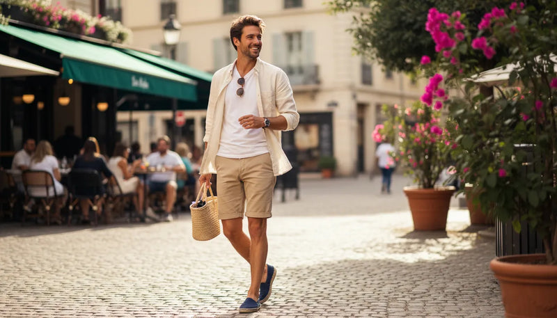 Tenue de rendez-vous décontractée été homme : le style sans effort