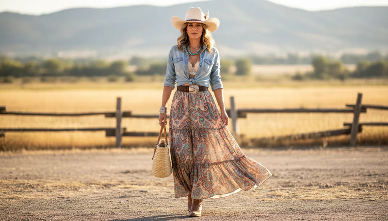 Tenue de rodéo femme pour l'été : le style western chic