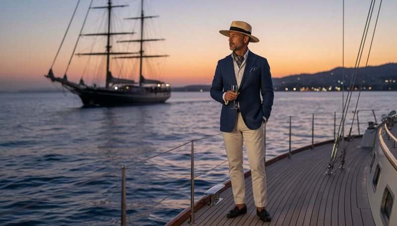 Tenue de soirée bateau pour homme : l'élégance en mer