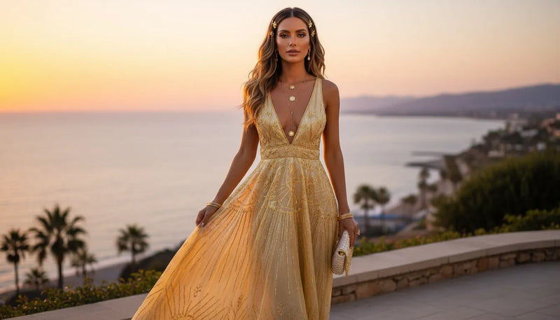 Tenue de soirée d'été pour femme : l'élégance solaire