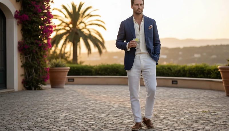 Tenue de soirée d'été pour homme : l'art de l'élégance décontractée