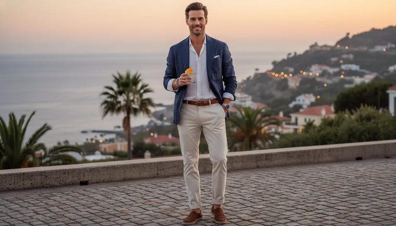Tenue de soirée d'été pour homme : les essentiels du vestiaire