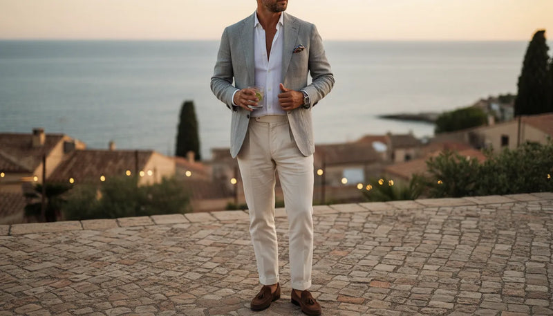Tenue de soirée homme été : l'élégance sans la chaleur